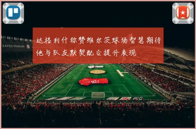 达格利什称赞维尔茨球场智慧期待他与队友默契配合提升表现